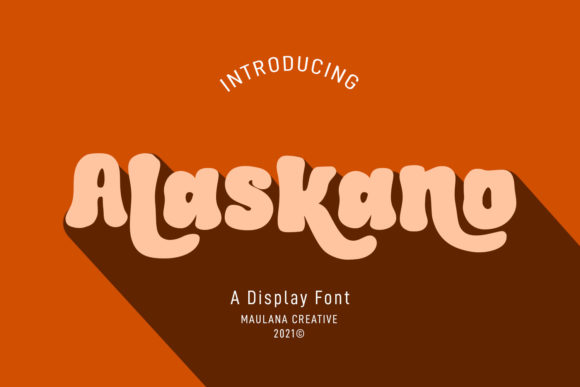 Alaskano: A Bold Display Font for Digital Creativity
