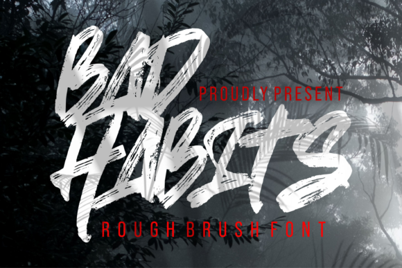 Bad Habits Font for Web Design Projects