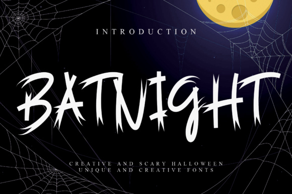 Batnight Font for Editorial Design and Branding