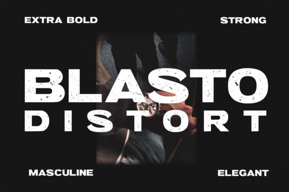 Blasto Distort Font for Bold Visual Impact