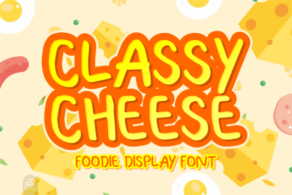 Classy Cheese Font for Handmade Creations