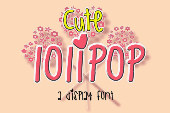 Cute Lolipop Font for Editorial Design