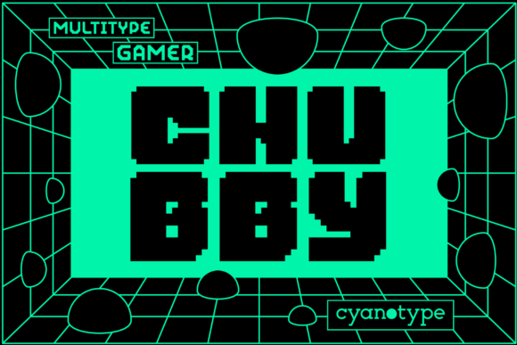Gamer Chubby: A Pixelated Display Font for Bold Web Designs