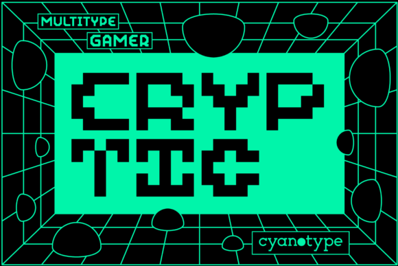 Gamer Cryptic: A Pixelated Font for Bold Branding