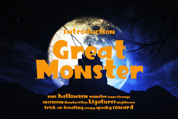 Great Monster Font for Web Design Projects