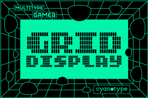 Grid Font for Bold Digital Design