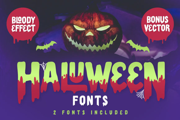 Haluween: A Chillingly Stylish Display Font for Editorial Projects