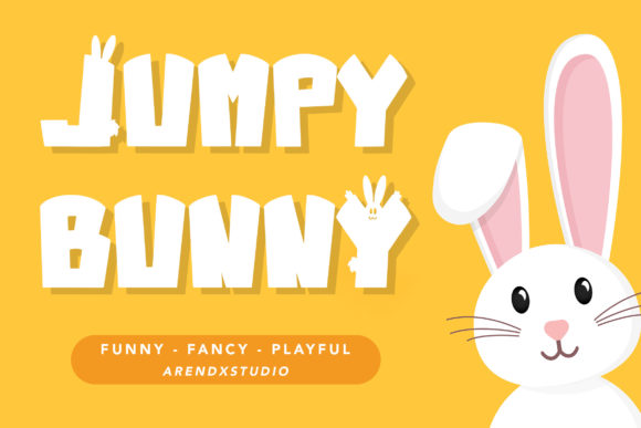 Jumpy Bunny Font for Playful Branding and Digital Creativity