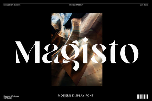 Magisto: A Trendy Display Font for Bold Web Design