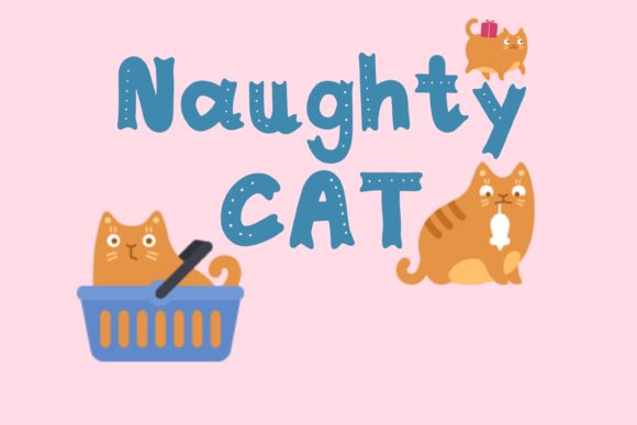 Naughty Cat: A Playful Display Font for Web Projects