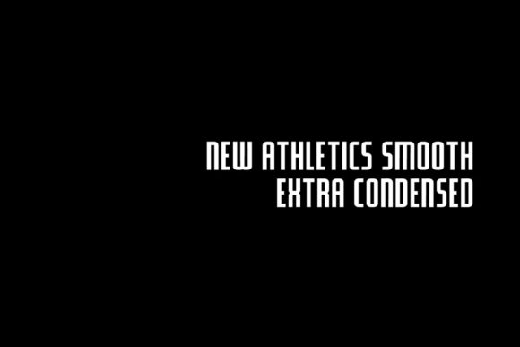 New Athletics Smooth: A Cool and Bold Display Font