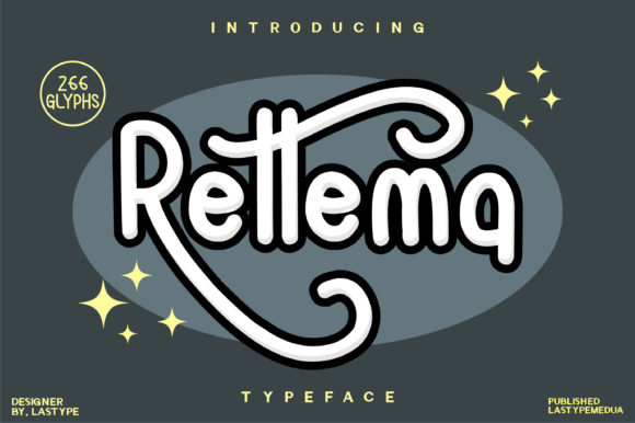 Rettema: A Joyful Display Font for Creative Branding