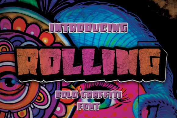 Rolling Font for Editorial Design and Content Creation