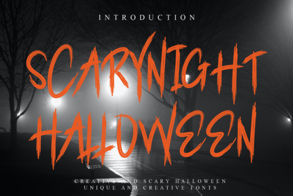 Scarynight Halloween Font for Spooky Campaigns