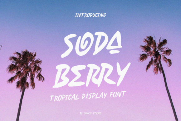 Soda Berry: A Cool Display Font for Editorial Design
