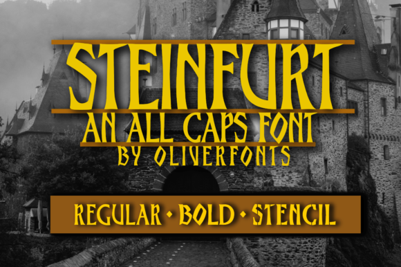 Steinfurt: A Bold Display Font for Editorial Design